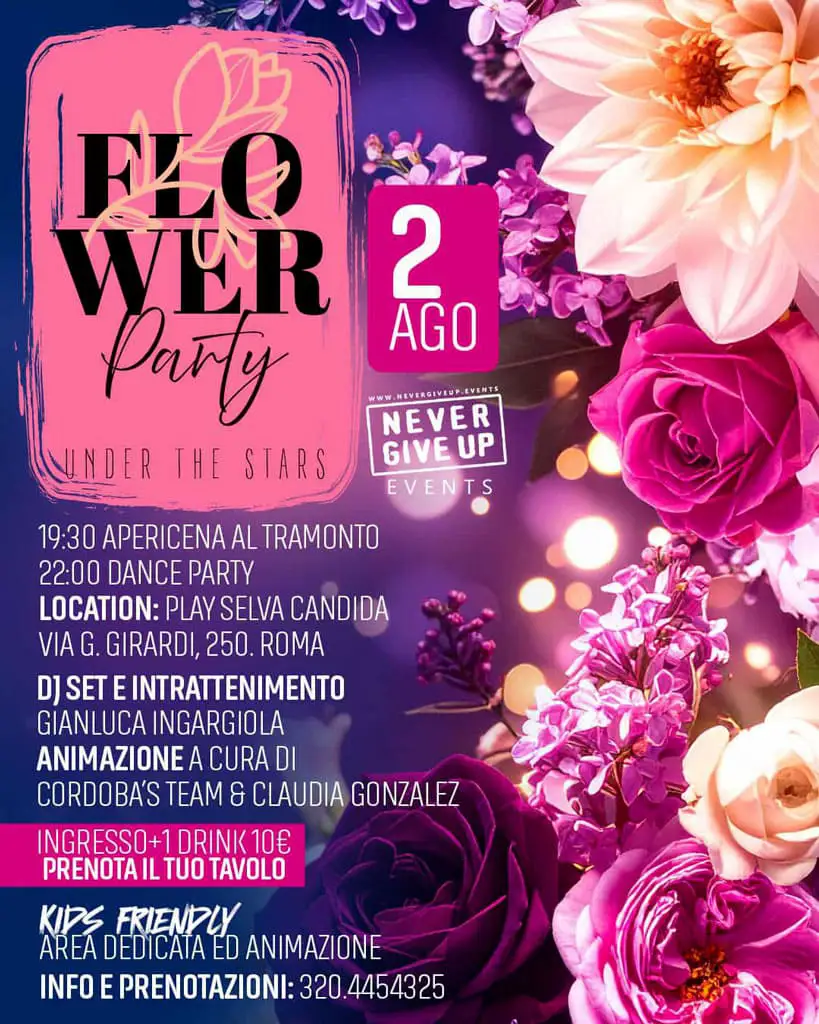 Flower Party Play Selva Candida